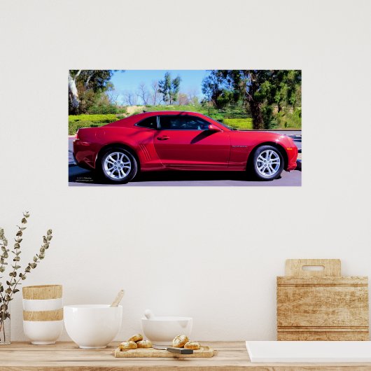CHEVY CAMARO POSTER (Keuken)