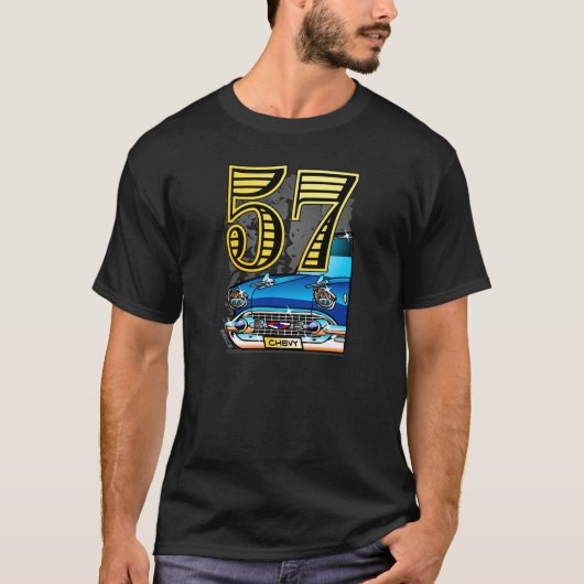 Chevy Car Cartoon T-shirt (Voorkant)