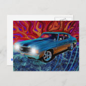 Chevy Chevelle Post Card Briefkaart (Voorkant / Achterkant)