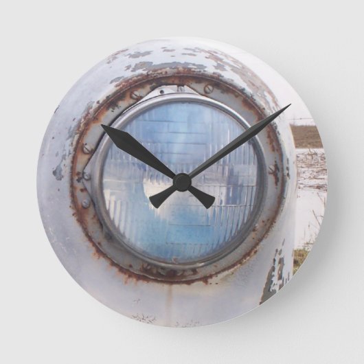 Chevy Clock uit 1949 Ronde Klok (Voorkant)