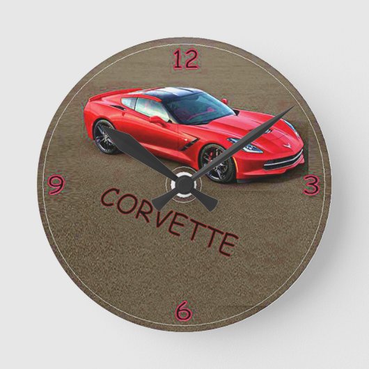CHEVY CORVETTE RONDE KLOK (Voorkant)