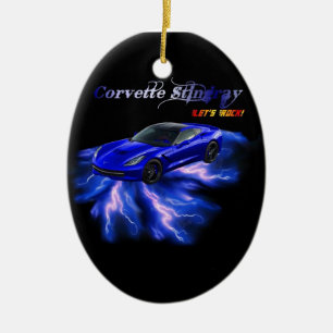 Chevy: Corvette Stingray 2013 Keramisch Ornament