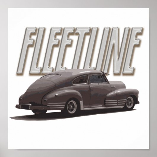 Chevy Fleetline 1947 Poster (Voorkant)