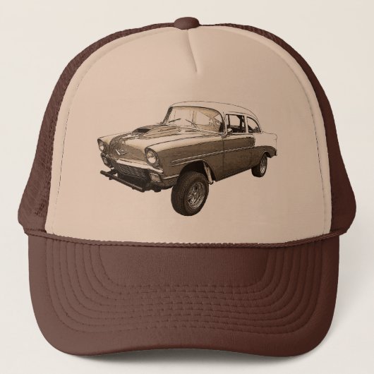 Chevy Gasser 1956 Trucker Pet (Voorkant)
