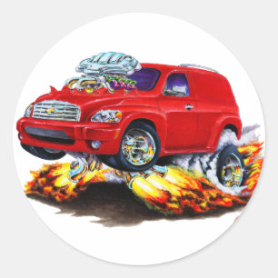 Chevy HHR Red Panel Truck Ronde Sticker