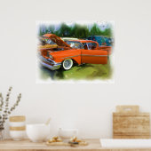 Chevy Impala 1958 Poster (Keuken)
