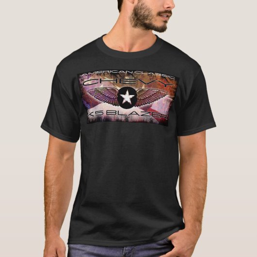 Chevy K5 Blazer Cool Classic Flag Design T-shirt (Voorkant)