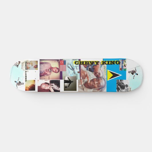 CHEVY KING 2023 NOUVEAU /SIGNE7 3/4" Skateboard De (Horz)
