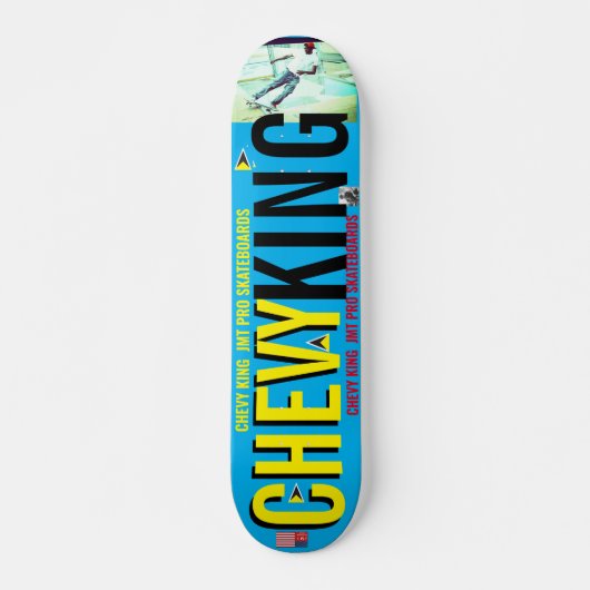 CHEVY KING JMT OFFICIAL 7 3/4-inch skateboard deck (Voorkant)