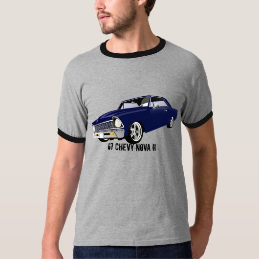 Chevy Nova II Ringer T-Shirt (Voorkant)