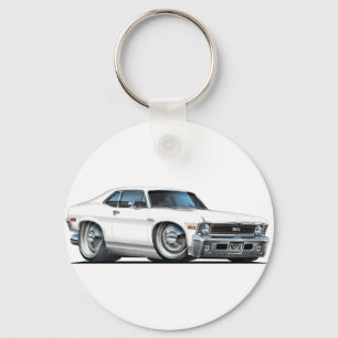 Chevy Nova White Car Sleutelhanger