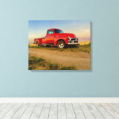 Chevy Pickup 1954 Canvas Afdruk (Insitu (Houten vloer))