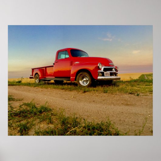 Chevy Pickup 1954 Poster (Voorkant)