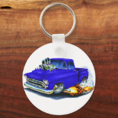 Chevy Pickup Blue 1957 Sleutelhanger (Voorkant)