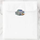 Chevy Pickup Grey 1957 Ronde Sticker (Tas)