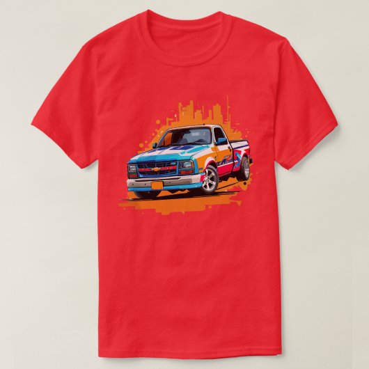 Chevy S10 sleepwagen 1 T-shirt (Design voorkant)