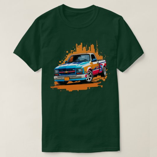 Chevy S10 sleepwagen 1 T-shirt (Design voorkant)