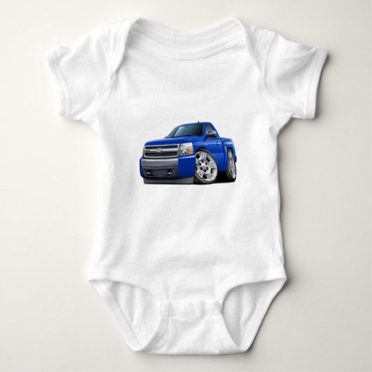 Chevy Silverado Blue Truck Romper (Voorkant)