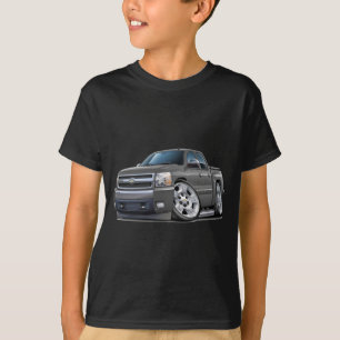 Chevy Silverado Dualcab Gray Truck T-shirt