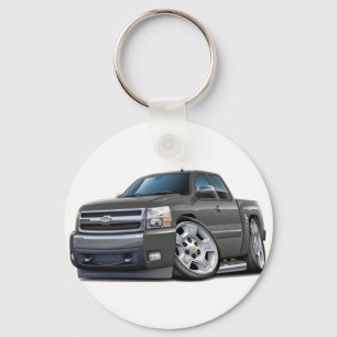 Chevy Silverado Gray Extended Cab Sleutelhanger