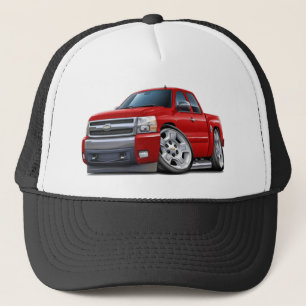 Chevy Silverado Red Extended Cab Trucker Pet