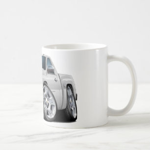 Chevy Silverado White Truck Koffiemok