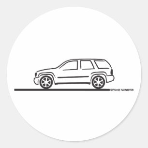 Chevy Trailblazer SS 2009 Ronde Sticker