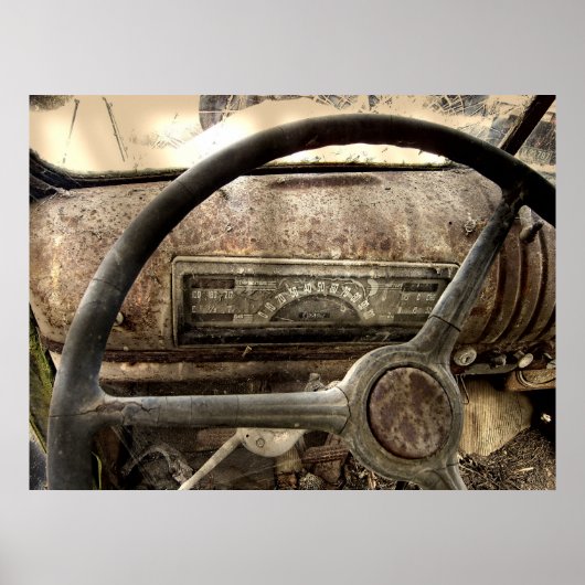 CHEVY TRUCK DASH 1946 POSTER (Voorkant)