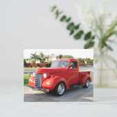 Chevy Truck in 1940 Briefkaart (Staand voorkant)