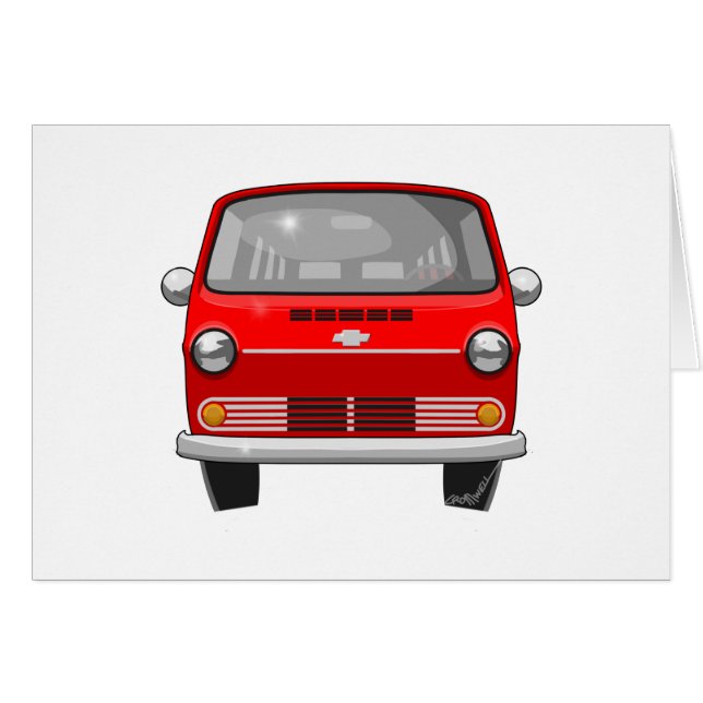 Chevy Van 1962 (Voorkant Horizontaal)