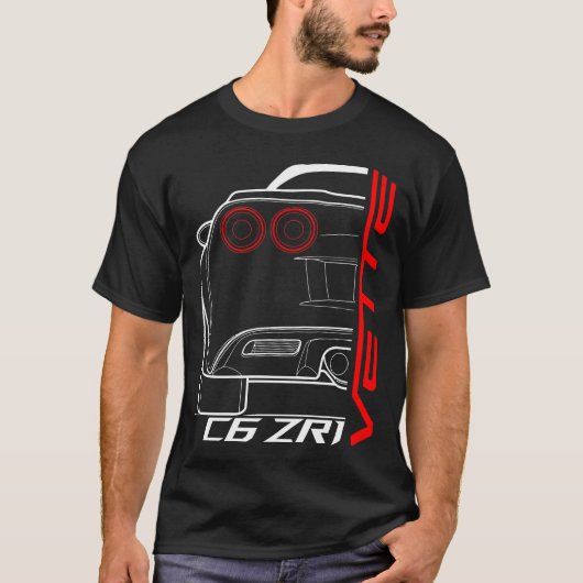 Chevy Vette C6 ZR1 T-shirt (Voorkant)