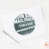 Chew Mail Pouch Tabaksschuur Ronde Sticker (Envelop)