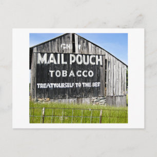 Chew Mail Pouch Tobacco, Old Barn Briefkaart