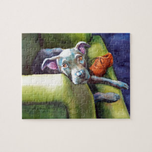 Chew Shoe, Terrier op de Couch Legpuzzel