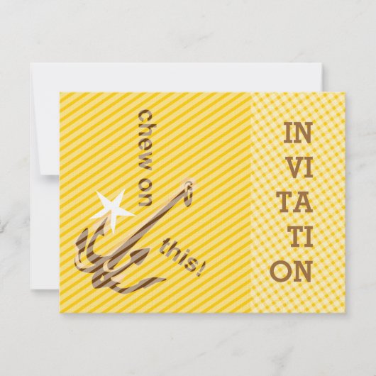Chew sur cette invitation Hook (Devant)