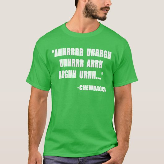 Chewbacca Quote boy T-shirt (Voorkant)