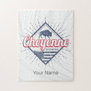 Cheyenne City Wyoming Verenigde Staten Verenigde Legpuzzel