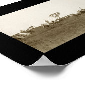 Cheyenne Indian Camp Foto 1909 Poster (Hoek)