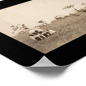 Cheyenne Indian Dancer Foto 1909 Poster (Hoek)