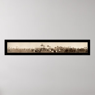 Cheyenne Indian Dancer Foto 1909 Poster