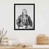 Cheyenne Indian Little Robe 1870 Poster (Keuken)