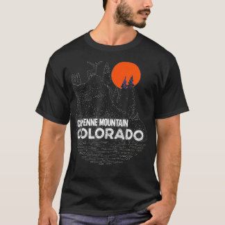 Cheyenne Mountain Colorado hiking camping nature T-shirt