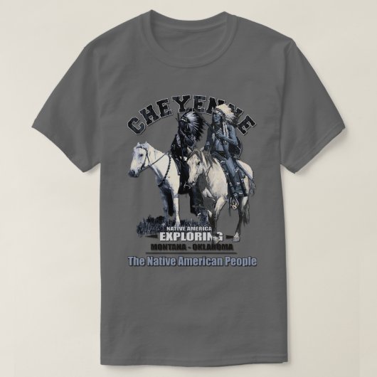 Cheyenne Native American T-shirt (Design voorkant)