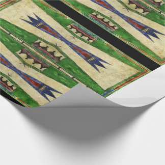 Cheyenne Parfleche Design uit 1880 Cadeaupapier