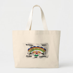 Cheyenne River Sioux Vlag Boodschappentas Grote Tote Bag