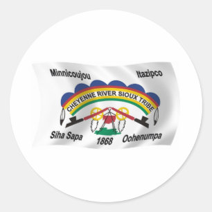 Cheyenne River Sioux Vlag Sticker