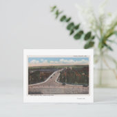 Cheyenne, WY - Viaduct & Main Outlet for Motor Briefkaart (Staand voorkant)