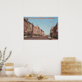 Cheyenne Wyoming, het Uitzicht van de jaren 60 Poster (Keuken)