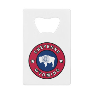 Cheyenne Wyoming Kredietkaart Flessenopener