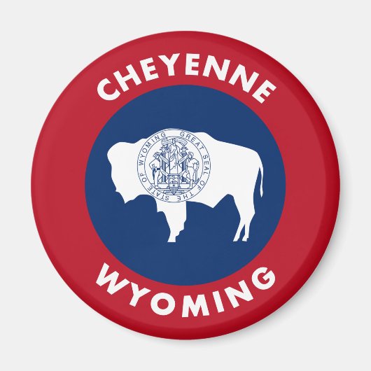 Cheyenne Wyoming Magneet (Voorkant)